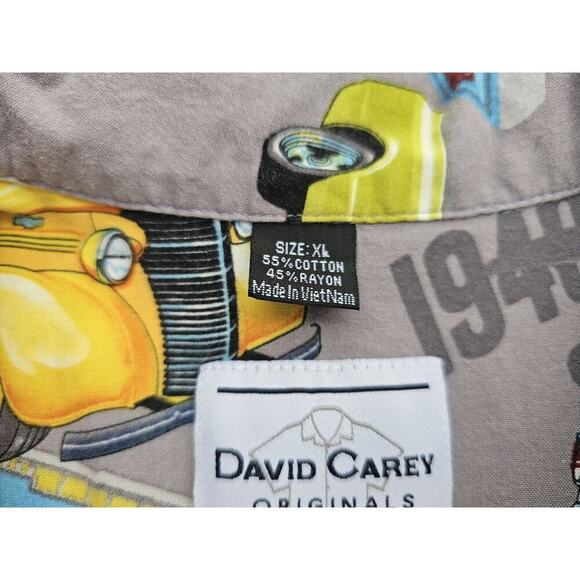David Carey Originals Shirt Mens M Chevrolet Trucks Chevy Pickup Camp - Picture 4 of 7